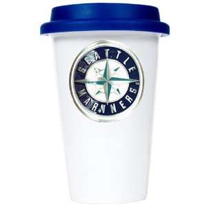  Seattle Mariners Ceramic Travel Cup (Team Color Lid 