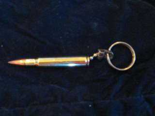 VINTAGE WINCHESTER 30 06 SPRINGFIELD AMMO KEYCHAIN~WHAT A SHINEY 