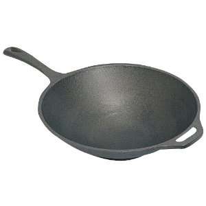    Stansport Cast Iron Wok or Stir Fry Skillet: Sports & Outdoors