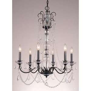  AF Lighting Marie Claire Six Light Chandelier: Home 