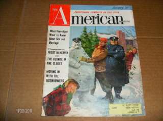 The AMERICAN magazine   January 1953 with a Painting by MORGAN KANE on 
