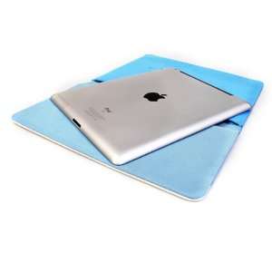 ATC iPad Smart White and Blue Cover with Synthetic Nubuck PU Leather 