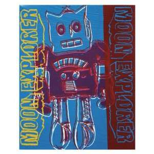  Moon Explorer Robot, c.1983 Giclee Poster Print by Andy 