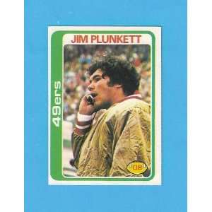   Plunkett 1978 Topps Football (San Francisco 49ers): Sports & Outdoors