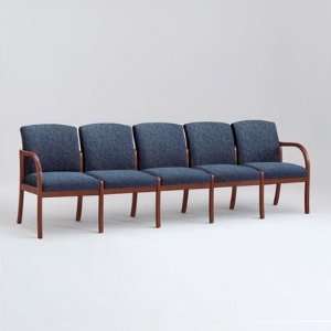   Sofa Finish: Walnut, Material: Context Lake Fabric: Office Products