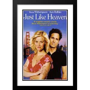 Just Like Heaven 32x45 Framed and Double Matted Movie Poster   Style E