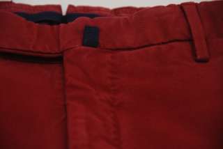 New INCOTEX Nantucket Red HighComfort Cotton Mens Pants NWT 34  