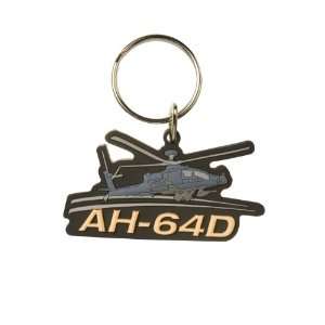  AH 64D Graphic PVC Keychain 