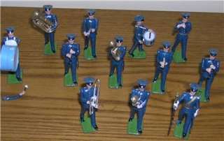 Vintage Britains Toy Lead Soldiers Military Marching Band  