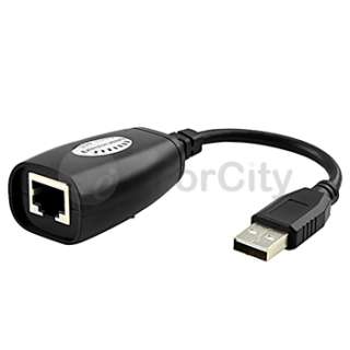 USB OVER RJ45 CAT5E 5E CAT6 CABLE EXTENSION EXTENDER CABLE ADAPTER 