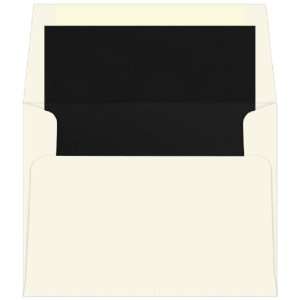  A2 Lined Envelopes   Ecru Black Lined (50 Pack): Arts 