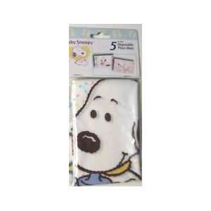  Peanuts Baby Snoopy Blue Placemats Package of 5: Baby