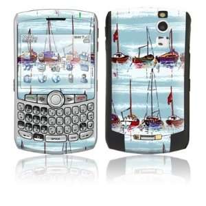 Moorings Design Protective Skin Decal Sticker for Blackberry Curve 
