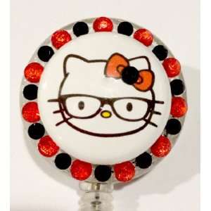  Hello Kitty Nerd Id Reel Retractable Badge: Office 