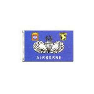  US AIRBORNE Paratroopers Military Flag: Home & Kitchen