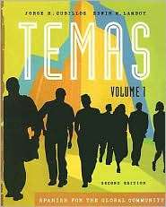 Temas: Spanish for the Global Community, Volume I (with Audio CD 
