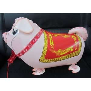   : Pink Pig WALKING ANIMAL BALLOON PET AIRWALKER NEW: Everything Else