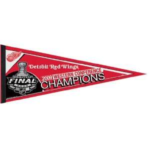 2009 Detroit Red Wings Western Conference Champions Pennant:  
