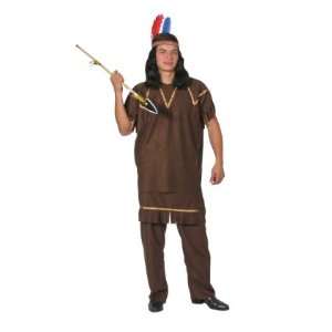    Pams Wild West Plus Size Costumes  Indian Brave Toys & Games