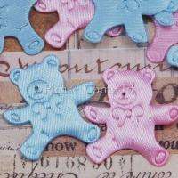 100pcs of mini fabric teddy which is absolutely good for scrapbooking 