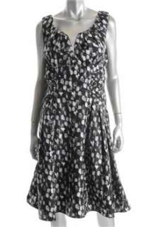 Adrianna Papell NEW Black Casual Dress BHFO Sale 14  