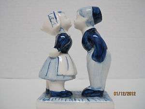 new DELFT blue HOLLAND kissing couple Hand Painted  