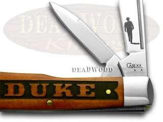 CASE XX John Wayne Chestnut Gunstock Pocket Knives  