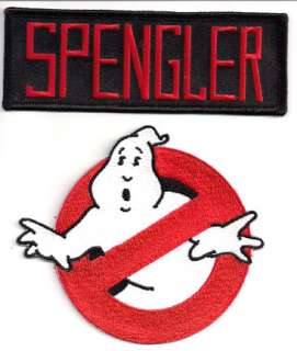 Patch Set of 2 Ghostbusters/Spengler Costume Patches Screen Accurate 