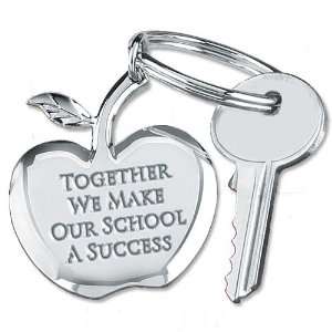  Together We Make Our School A Success Apple Key Tag 