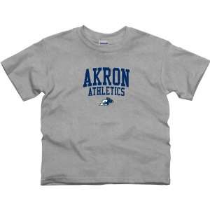    Akron Zips Youth Athletics T Shirt   Ash