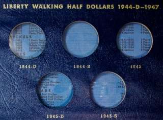Whitman Classic Album Liberty Walking Halves 1941 1947  