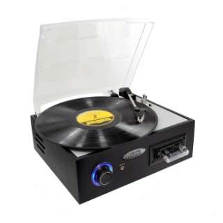   VINYL CLASSIC LOOK RECORD PLAYER TURNTABLE 3 SPEED 33/45/78 RPM  