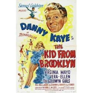  The Kid From Brooklyn Poster 27x40 Danny Kaye Virginia 