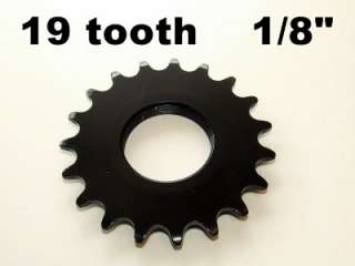 19T FIXED GEAR COG 19 TOOTH 1/8 FIXIE TRACK CroMo  