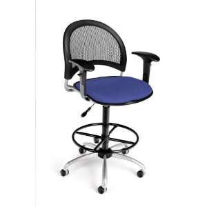  Moon Swivel Chair & Stool (With Arms And Drafting Kit 