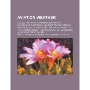 Aviation weather FAA and the National Weather Service are considering 