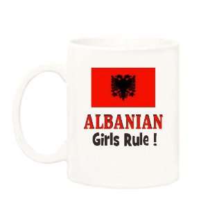  Large Flag Albanian Girls Rule Mug 