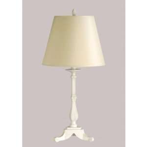   Laura Ashley SFB610 BTS014 Webber White Table Lamp: Home Improvement