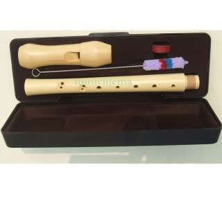 New 8hole Maple Wooden soprano recorder great wood+tone  