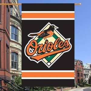  Baltimore Orioles Black Vertical Applique Flag: Sports 