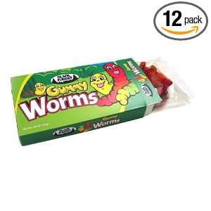 Black Forest Gummy Worm Feature, 4.5 Ounce Boxes (Pack of 12)