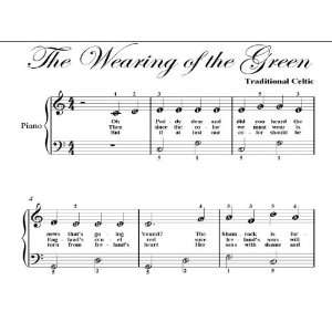  Wearing of the Green Easy Piano Sheet Music: Traditional 