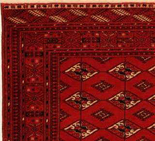 Rugs Hand Knotted Persian Carpet Wool Turkoman 5 X 6  