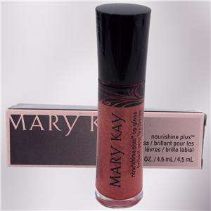 Mary Kay Nourishine PLUS Lip Gloss FANCY NANCY NIB Black Box  