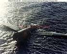 WWII WW2 US navy JAPANESE BOMBER FLOATING at sea 1942 8