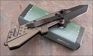 MTech Gun Metal Gray Special Forces Rescue Folder Knife  