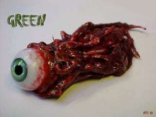Green EYEBALL Lying IN BLOOD HALLOWEEN HORROR Prop movie HAUNTED HOUSE