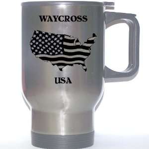  US Flag   Waycross, Georgia (GA) Stainless Steel Mug 
