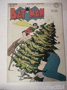 Batman #33 VG 1946 DC Comics Christmas Cover Penguin Story  