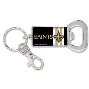 New Orleans Saints Bottle Opener Metal Keychain